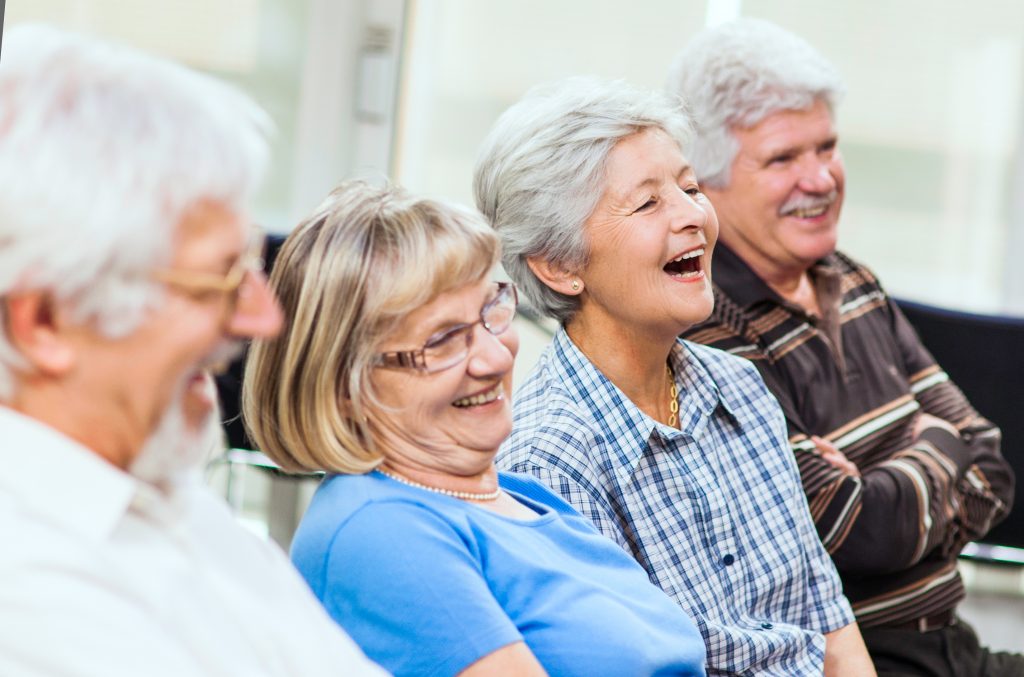 Seniors Enjoying Stage Performance - Homelike Acquisition